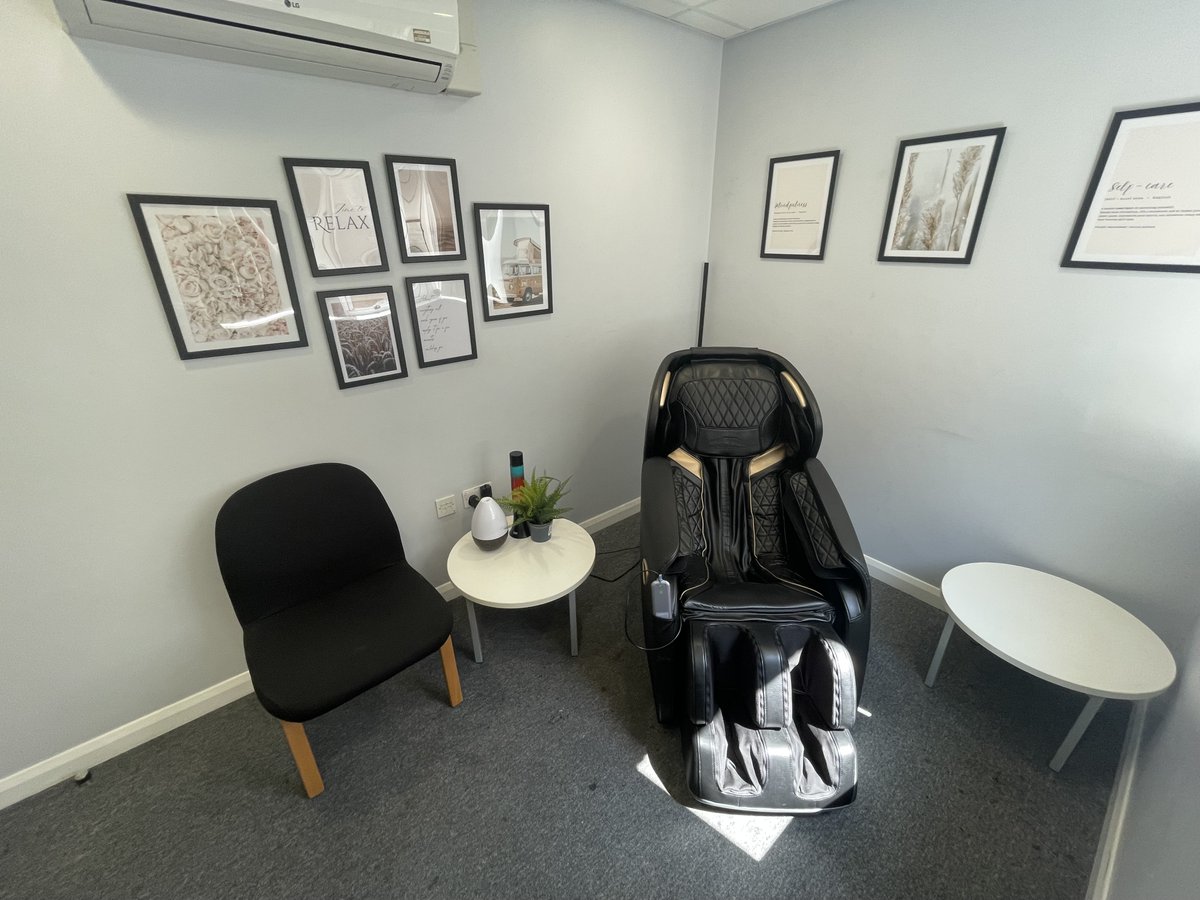 Imperial Health Charity π (@imperialcharity) on Twitter photo We supported the Outpatients team at Charing Cross Hospital to upgrade their staff room. Dubbed the 'Chillville Wellbeing Room', it features a massage chair, lavender diffuser, plants, calming lights and art to help staff relax during breaks.πββοΈπͺ΄ #NHSWellbeing <a href="/ImperialNHS/">Imperial NHS π</a> We supported the Outpatients team at Charing Cross Hospital to upgrade their staff room. Dubbed the 'Chillville Wellbeing Room', it features a massage chair, lavender diffuser, plants, calming lights and art to help staff relax during breaks.πββοΈπͺ΄ #NHSWellbeing <a href="/ImperialNHS/">Imperial NHS π</a>