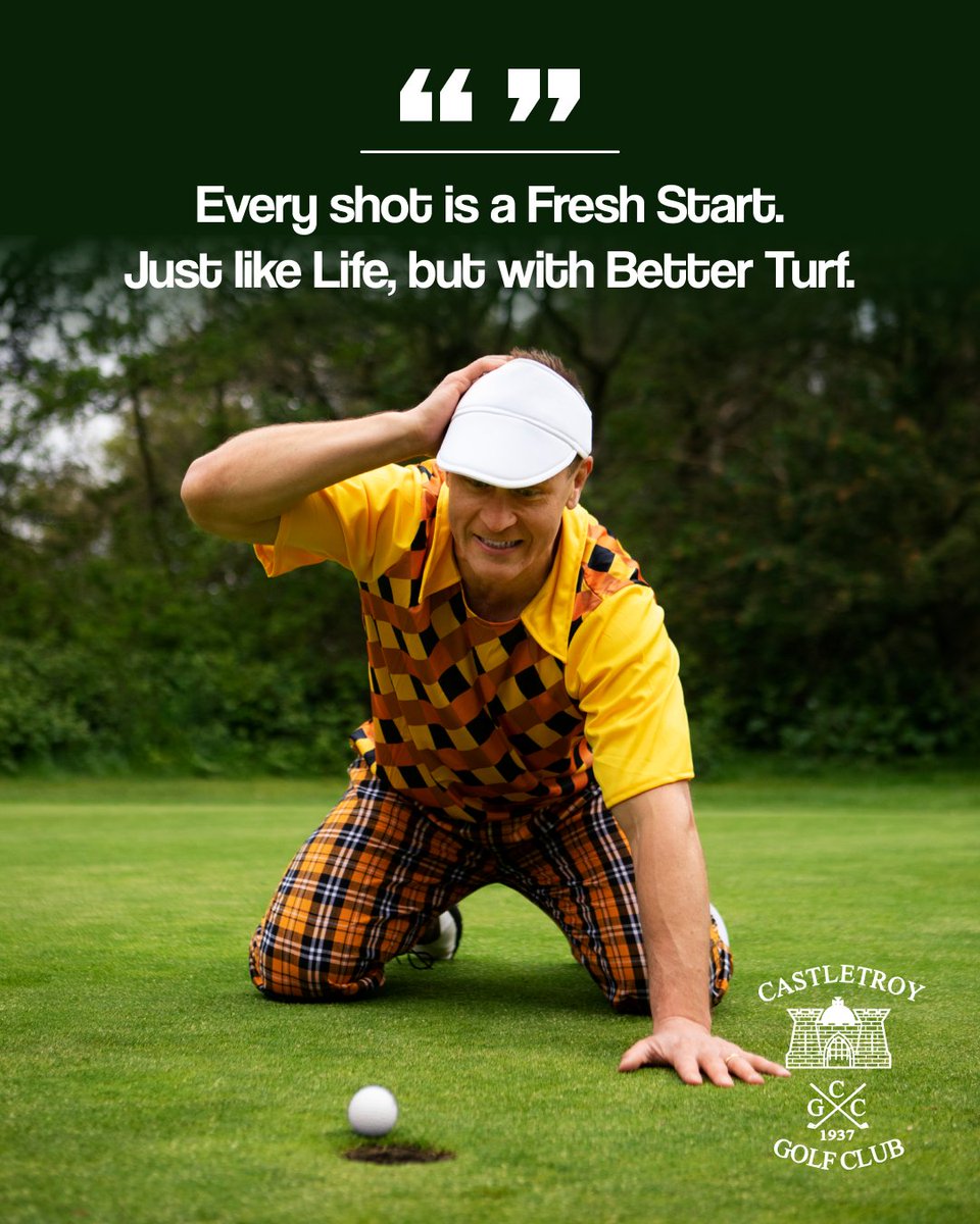 Every shot is a fresh start.

Just like life — but with better turf.” ⛳

Golf reminds us daily: the next moment is always yours to shape. 

#GolfWisdom #CastletroyGolfClub #FreshStart #MindsetOnTheGreen #LimerickGolf