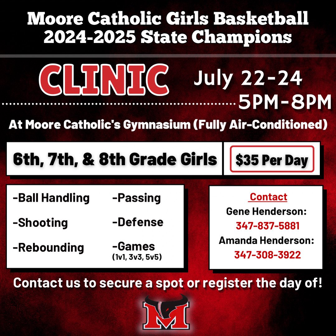Moore Catholic Girls Basketball tweet media