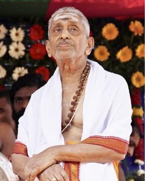 Yesterday I have Performed father”s punyavthithi at our place in Warangal.. We consider these maheswaras as our ancestors and in the form of lord siva. We worship their feet and pray.🙏 #satgurusivanandamurty