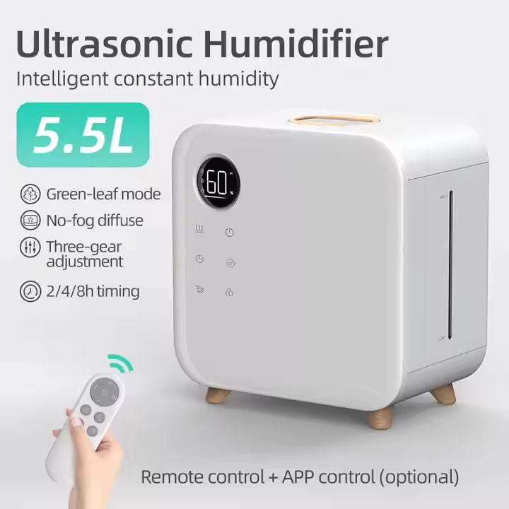 gadget_any's tweet image. Wi-Fi enabled cool-mist humidifier with 5.5 L large tank, auto-humidity control, LED display, aroma tray, sleep mode, and ultra-quiet operation via app or remote control.
Know more: gadgetany.com/project/5-5l-s…

#crowdfunding #humidifiers #fundraiser