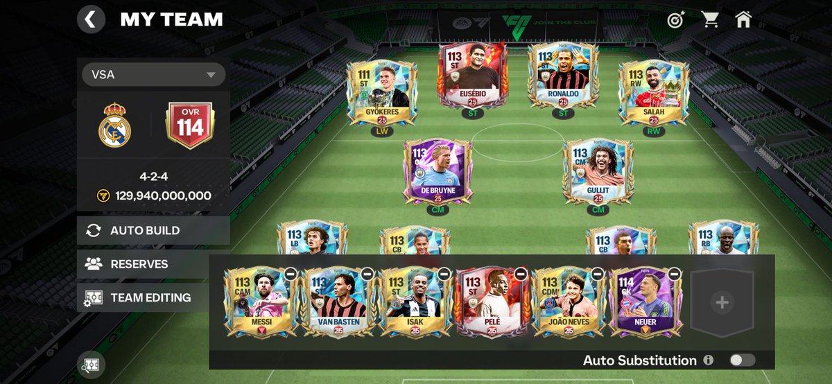 🚨SQUAD UPDATE🚨

🏆✨✨ALL FAVOURITE PLAYERS LOCKED AND LOADED💪🏻✨✨🏆

✅2 BIG CHANGES DONE TODAY.....GOT AROUND 2000 SHARDS......

🔸GOT VDS FROM SHARDS
🔸BOUGHT 100 AQUA INFERNO PLAYERS TO GET REST 1000 SHARDS AND GOT EUSOBIO IN✅

✅COIN BALANCE LEFT- 41 BILLY

👉🏻NEXT