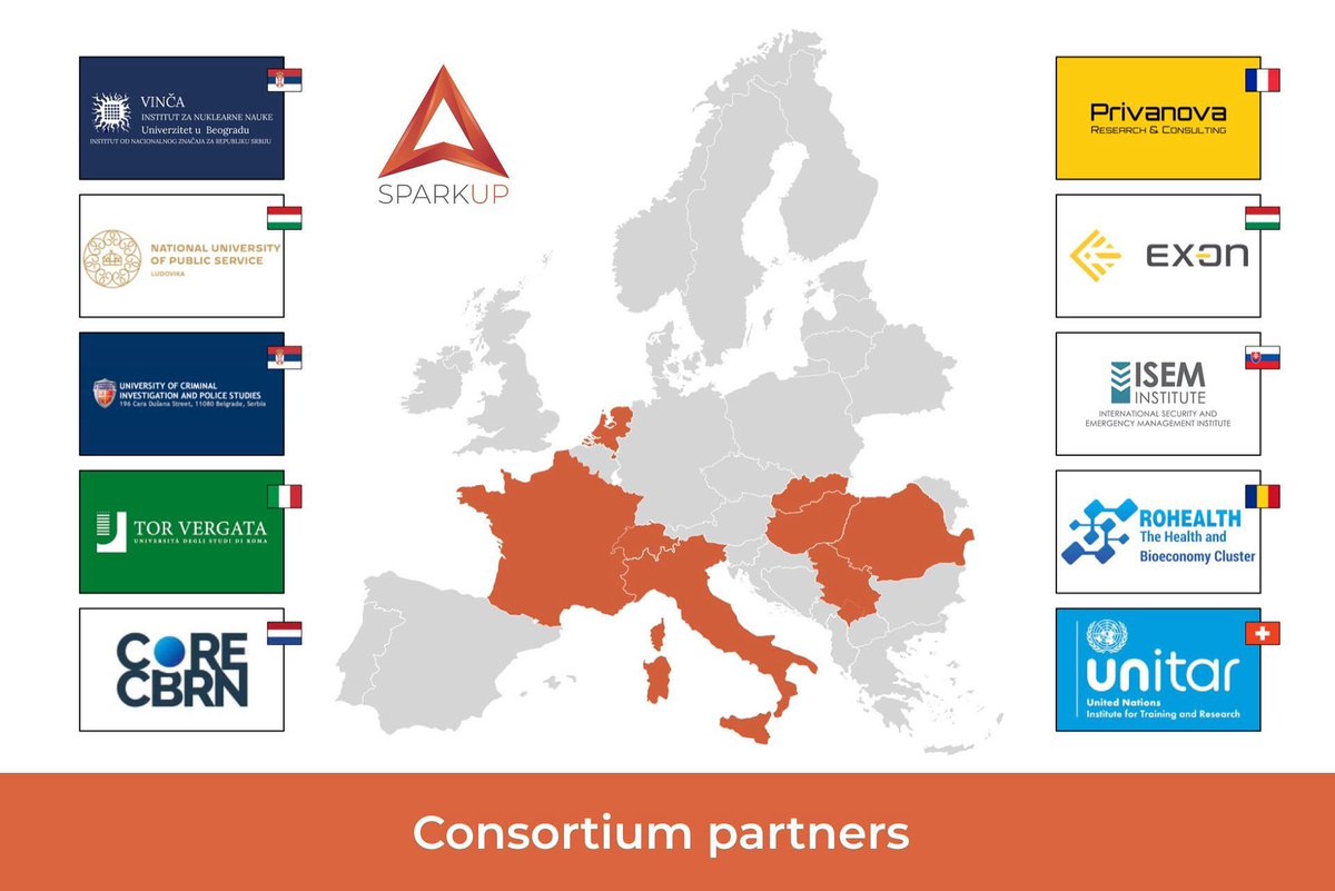 SparkUp Project EU (@sparkup_project) on Twitter photo The <a href="/sparkup_project/">SparkUp Project EU</a> brings together a strong and diverse consortium of 10 partners, spanning academia, SMEs, NGOs, and an international organisation, to tackle CBRNE challenges.
Together, we will strengthen CBRNE talent development and foster cross-sector innovation. 🚀 The <a href="/sparkup_project/">SparkUp Project EU</a> brings together a strong and diverse consortium of 10 partners, spanning academia, SMEs, NGOs, and an international organisation, to tackle CBRNE challenges.
Together, we will strengthen CBRNE talent development and foster cross-sector innovation. 🚀