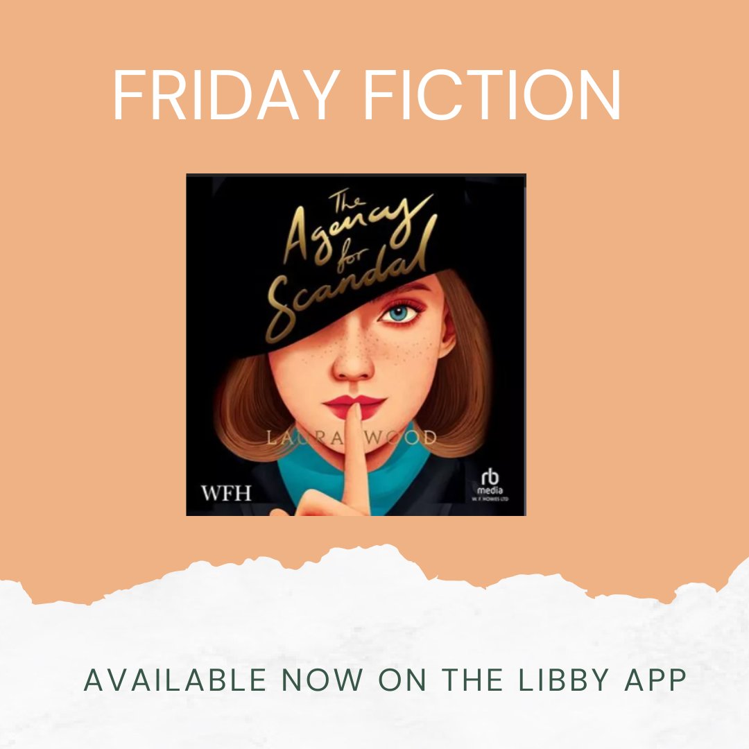 The Agency for Scandal by Laura Wood is about an all-female detective agency working in Victorian England. There is mystery, romance, secrets and lies, blackmail and bravery in this empowering Young Adult audiobook. Get your copy now: tinyurl.com/3cs45ndh