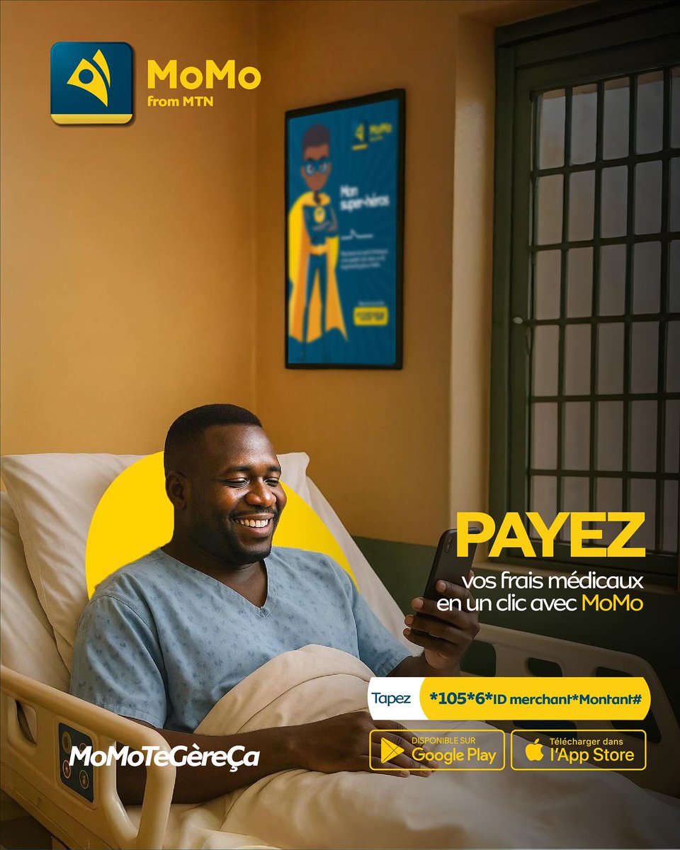 𝐔𝐧𝐞 𝐯𝐢𝐞 𝐬𝐢𝐦𝐩𝐥𝐢𝐟𝐢𝐞́𝐞 𝐚𝐯𝐞𝐜 𝐌𝐨𝐌𝐨 
votre santé, mon combat 

#MoMotegereça #MoMoCongo