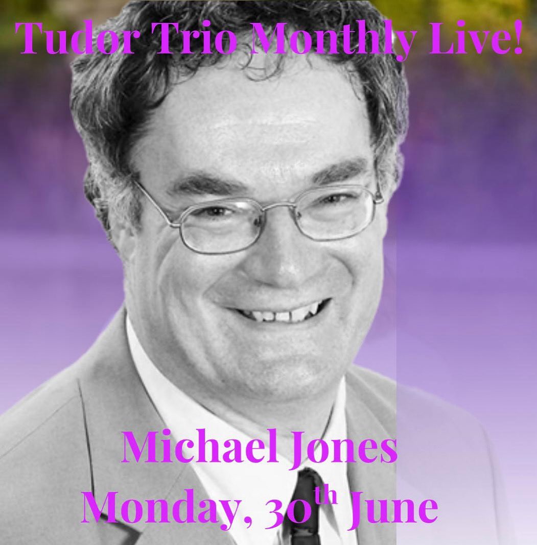 TheTudorTrio's tweet image. We’re excited to share that our live guest for June is the fascinating Dr Michael Jones! An expert on the Wars of the Roses and military history, Dr Jones is a font of knowledge! Join us on 30th June at 7pm BST, it you’re subscribed to our Crown or Coronet Patreon tiers 💜