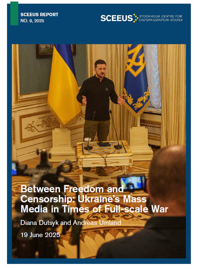 Andreas Umland (@umlandandreas) on Twitter photo The functions and functioning of the Ukrainian mass media changed fundamentally after 24 February 2022.
sceeus.se/en/publication…
With #DianaDutsyk of the <a href="/MohylaJSchool/">Mohyla J School</a> for the #SCEEUS <a href="/ResearchUI/">UI Research</a>
<a href="/nordicukraine/">Nordic Ukraine Forum</a> <a href="/pressfreedom/">Committee to Protect Journalists</a> <a href="/journ_online/">journalist</a> <a href="/Ukrainki_UA/">Ukrainki_UA</a> <a href="/H__Ukraine/">H-Ukraine</a> <a href="/eos_ua/">eric</a> The functions and functioning of the Ukrainian mass media changed fundamentally after 24 February 2022.
sceeus.se/en/publication…
With #DianaDutsyk of the <a href="/MohylaJSchool/">Mohyla J School</a> for the #SCEEUS <a href="/ResearchUI/">UI Research</a>
<a href="/nordicukraine/">Nordic Ukraine Forum</a> <a href="/pressfreedom/">Committee to Protect Journalists</a> <a href="/journ_online/">journalist</a> <a href="/Ukrainki_UA/">Ukrainki_UA</a> <a href="/H__Ukraine/">H-Ukraine</a> <a href="/eos_ua/">eric</a>