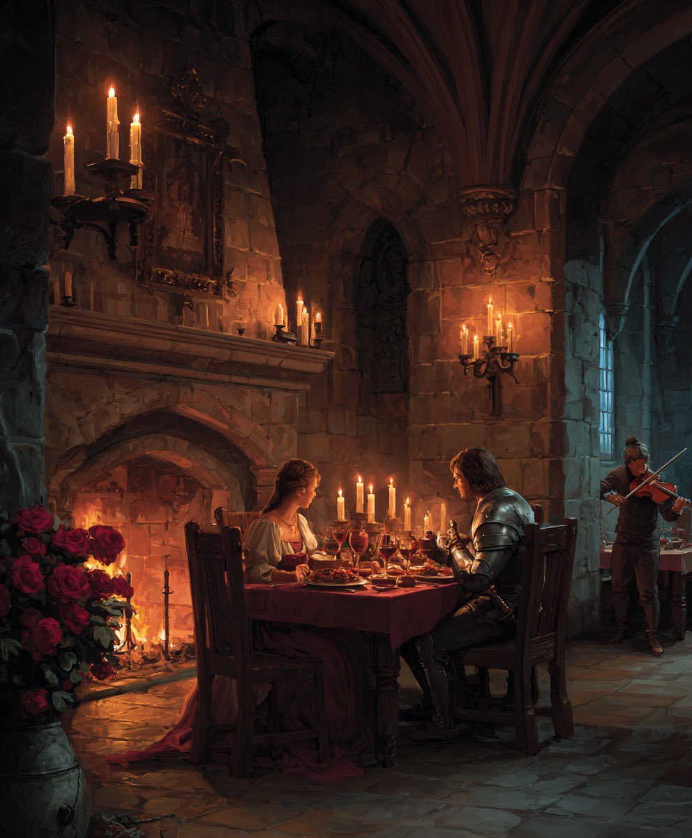 “How about a nice dinner together? Let our heart speak instead of silence.”