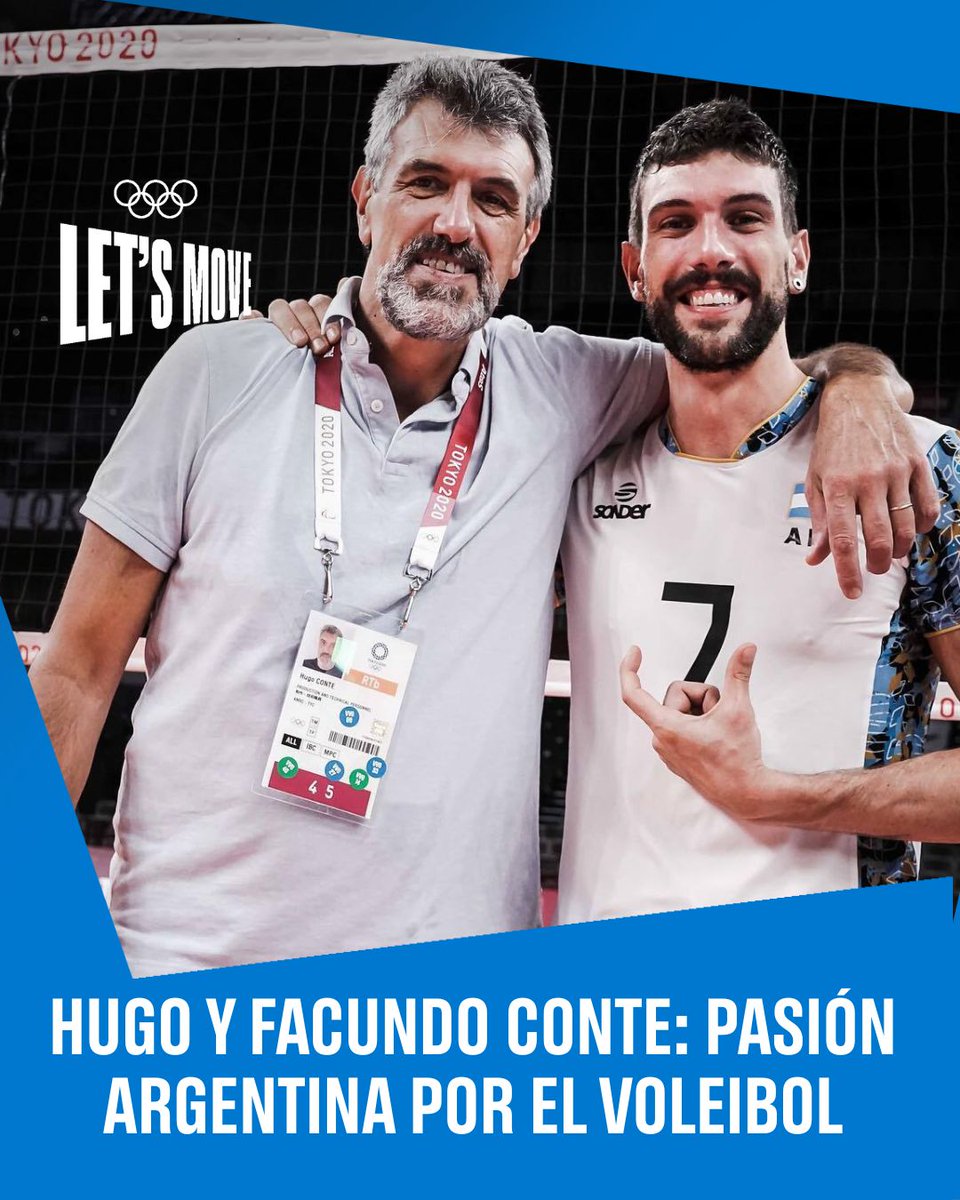 Los Juegos Olímpicos (@juegosolimpicos) on Twitter photo Hugo y Facundo Conte: pasión, legado y una vida unidos por el voleibol 🇦🇷🏐
Con la continuidad como legado, padre e hijo crearon un lazo histórico en Argentina. 🩵
¡El deporte genera comunidad y sentido de pertenencia! 🙌
#JuegosOlímpicos #LetsMove | 📸 <a href="/FacuConte7/">Facundo Conte</a> Hugo y Facundo Conte: pasión, legado y una vida unidos por el voleibol 🇦🇷🏐
Con la continuidad como legado, padre e hijo crearon un lazo histórico en Argentina. 🩵
¡El deporte genera comunidad y sentido de pertenencia! 🙌
#JuegosOlímpicos #LetsMove | 📸 <a href="/FacuConte7/">Facundo Conte</a>
