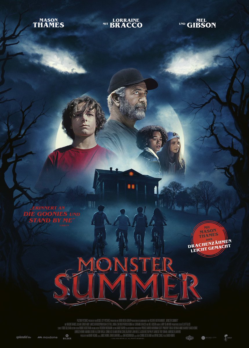 Pastime Pictures (@pastime_pics) on Twitter photo Monster Summer releases in Germany today! Get your tickets now! <a href="/SplendidFilm/">splendid film</a>
#MasonThames #MelGibson #LorraineBracco Monster Summer releases in Germany today! Get your tickets now! <a href="/SplendidFilm/">splendid film</a>
#MasonThames #MelGibson #LorraineBracco
