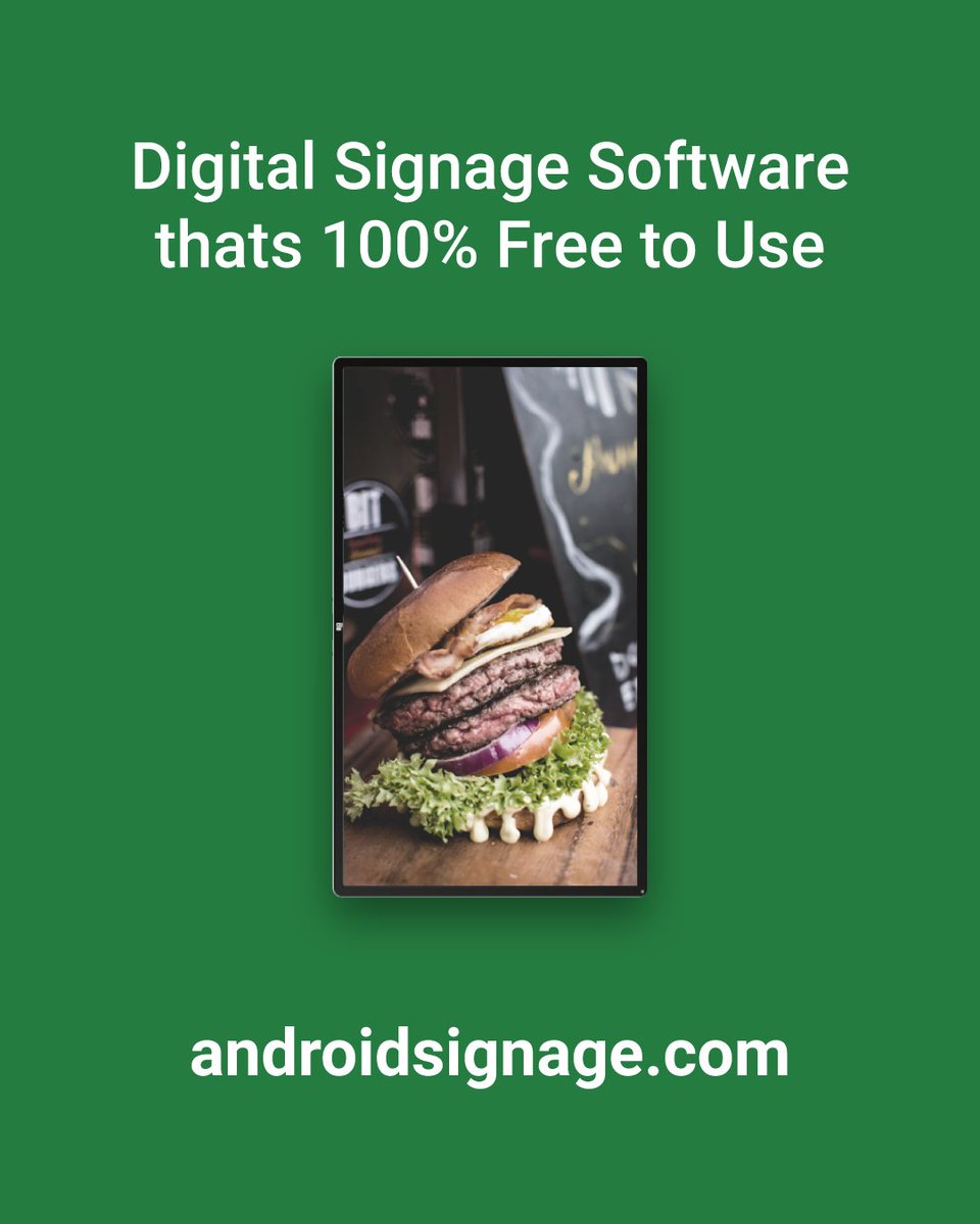 AndroidSignage's tweet image. Digital signage software that's 100% free to use.
No 'per screen' limitations.
Sign up today @ androidsignage.com