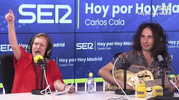 Apoteósica actuación en directo de Shelly, la primera rockera madrileña: "Se pensaban que iba a cantar Manolo Escobar"

cadenaser.com/cmadrid/2025/0…