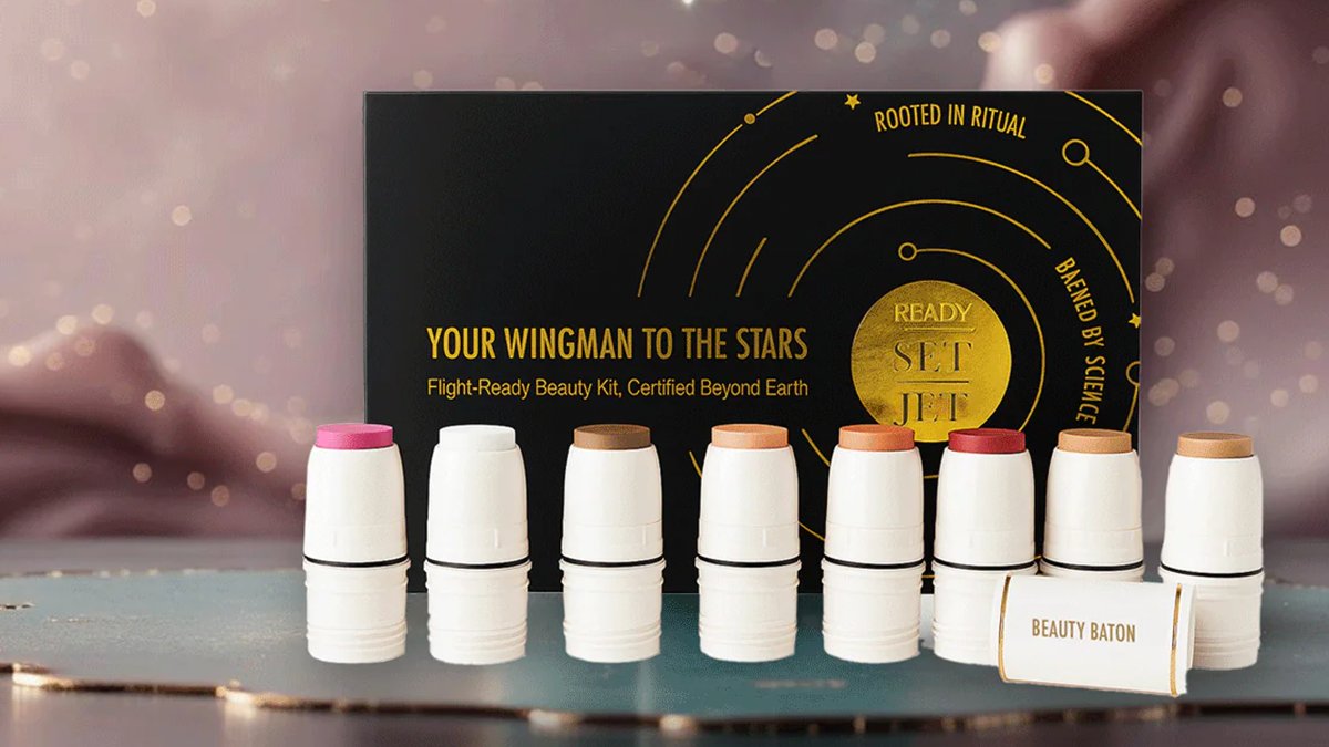 republicnote's tweet photo. Portfolio Highlight: @shopreadysetjet

🧵 1/ Ready Set Jet is a female-led brand that merges global beauty innovation with social impact. Its latest milestone: becoming the first beauty brand certified for space travel. https://t.co/Pb0q0I2FUb