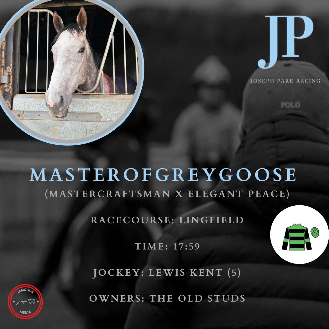 ParrRacing's tweet image. 2οΈβ£ runners for the team today πͺπ½
Masterofgreygoose πΈ heads to @LingfieldPark under Lewis Kent for The Old Studs
Kalamunda π¦πΊ heads to @WetherbyRaces under @CierenFallonJr for owners @Milnertracing
Good luck to the team π
#JPracing