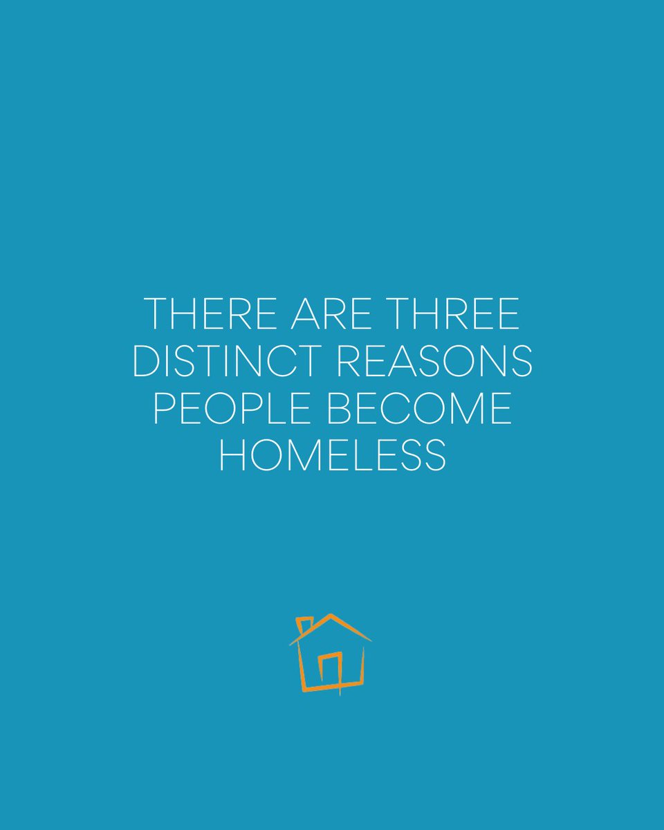 There are three distinct reasons people become homeless:

👉 Structural – lack of affordable housing, low income, job loss
👉 System failures – gaps in healthcare, social services, discharge planning
👉 Personal – crises like violence, mental health, or addiction