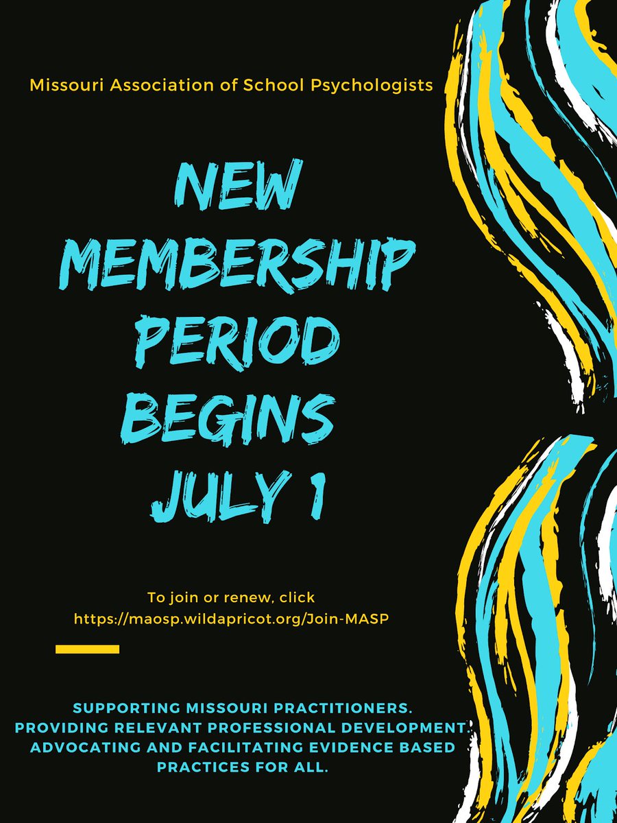 It's renewal season! A new MASP membership period begins on July 1st. Please log in to your MASP account and check your payment information to ensure that your membership does not lapse on July 1st. Not a member but want to be? Join Today! 

maosp.wildapricot.org/Join-MASP