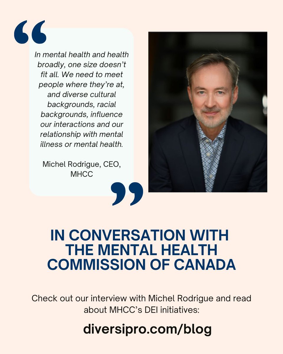 Check out our interview with Michel Rodrigue and read about MHCC's DEI initiatives:
diversipro.com/blog