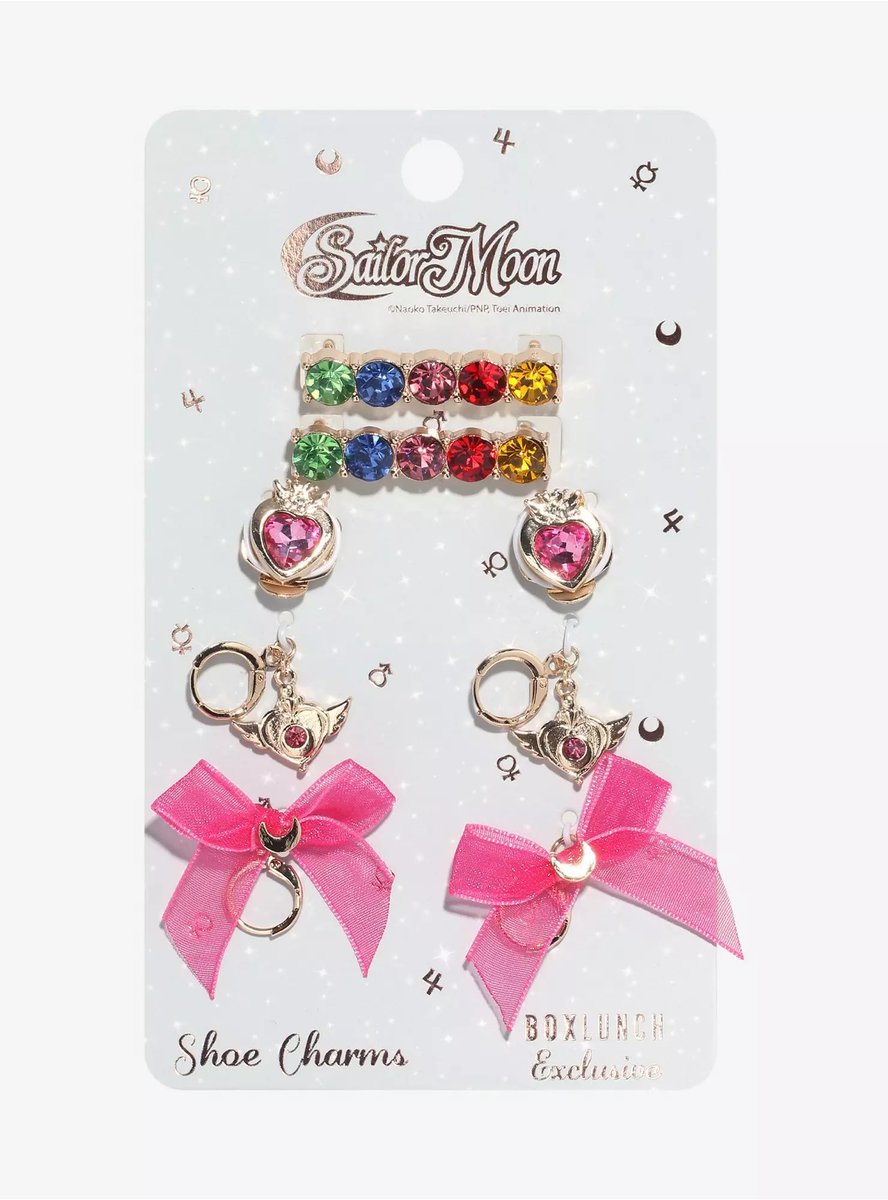 ✨🌙 USA MERCHANDISE 🌙✨

✨ BoxLunch: Sailor Moon Rhinestone Shoe Charms

Details: sailormoonfannetwork.com/blog/boxlunch-…