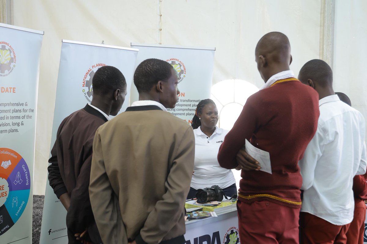 NPA_UG's tweet image. Great to host students from St. Paul High School Petete in Butebo District at the NPA stall #NSW25. They engaged with the #NDPIV and explored how planning shapes Uganda’s future. 
#PlanningforDevelopment