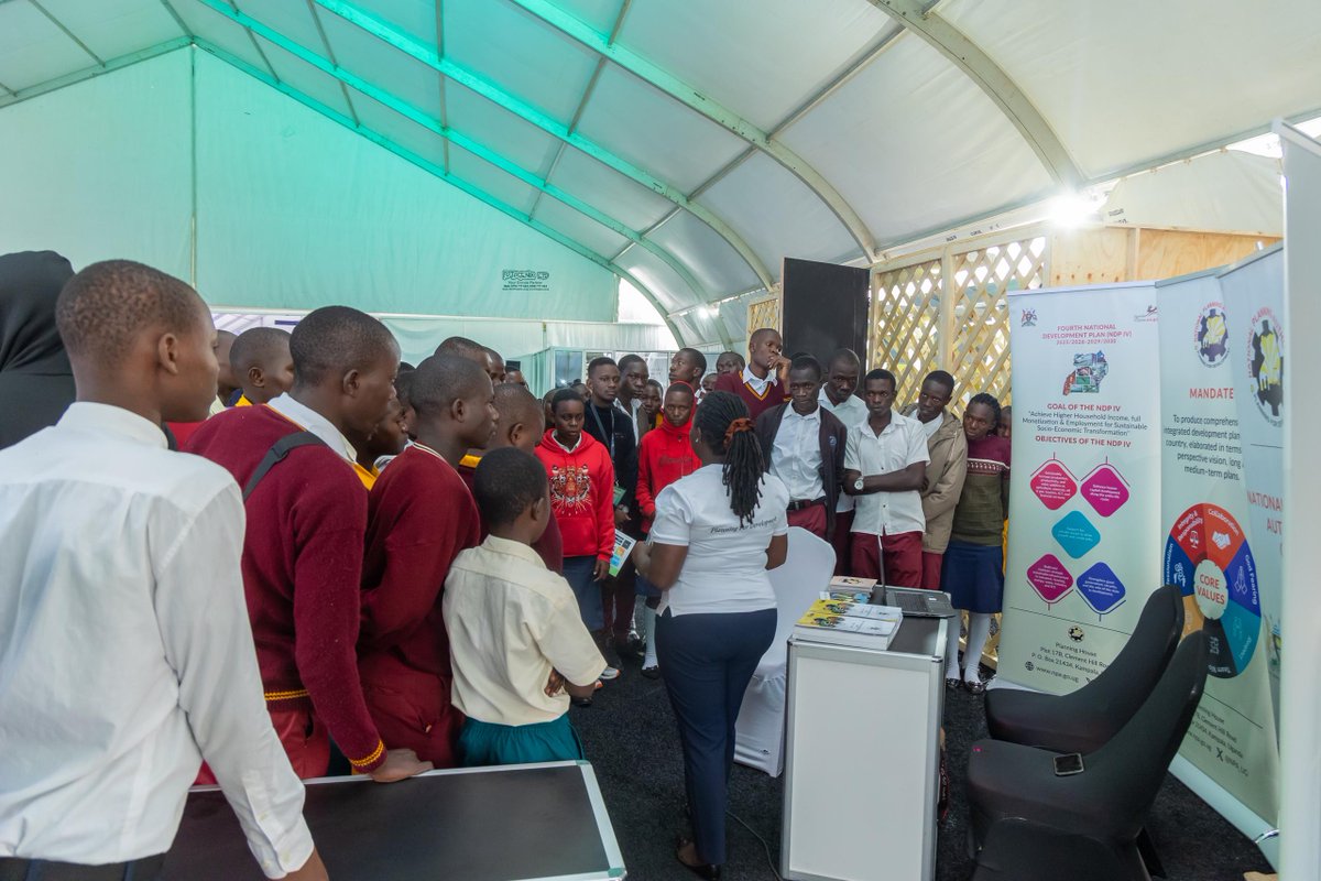 NPA_UG's tweet image. Great to host students from St. Paul High School Petete in Butebo District at the NPA stall #NSW25. They engaged with the #NDPIV and explored how planning shapes Uganda’s future. 
#PlanningforDevelopment