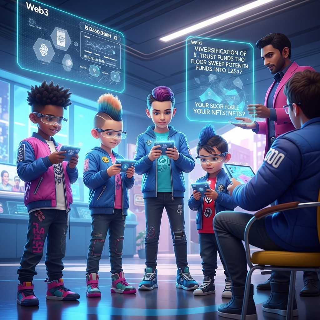 My future kids won't ask for pocket money. They'll ask if I've diversified their trust fund into enough L2s and if their NFTs have floor sweep potential. 👶📈# Web3 #GenAlpha #BaseChain