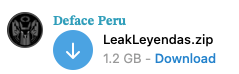 _venarixES_'s tweet photo. 🇵🇪 El grupo #hacker #DefacePeru ha publicado #dataleak posiblemente vinculada a Patronato del Parque de Las Leyendas - Felipe Benavides Barreda (@LasLeyendas), es una entidad encargada de gestionar, investigar y conservar el patrimonio arqueológico y las especies representativas de la flora y fauna del #Peru 🇵🇪...
@MuniLima
Más ℹ️ registrate gratis en #VenariX ➡️ https://t.co/OW9Te2XdwS
#Lima #ciberataque #DataBreach #Ciberseguridad #infosec #CyberSec