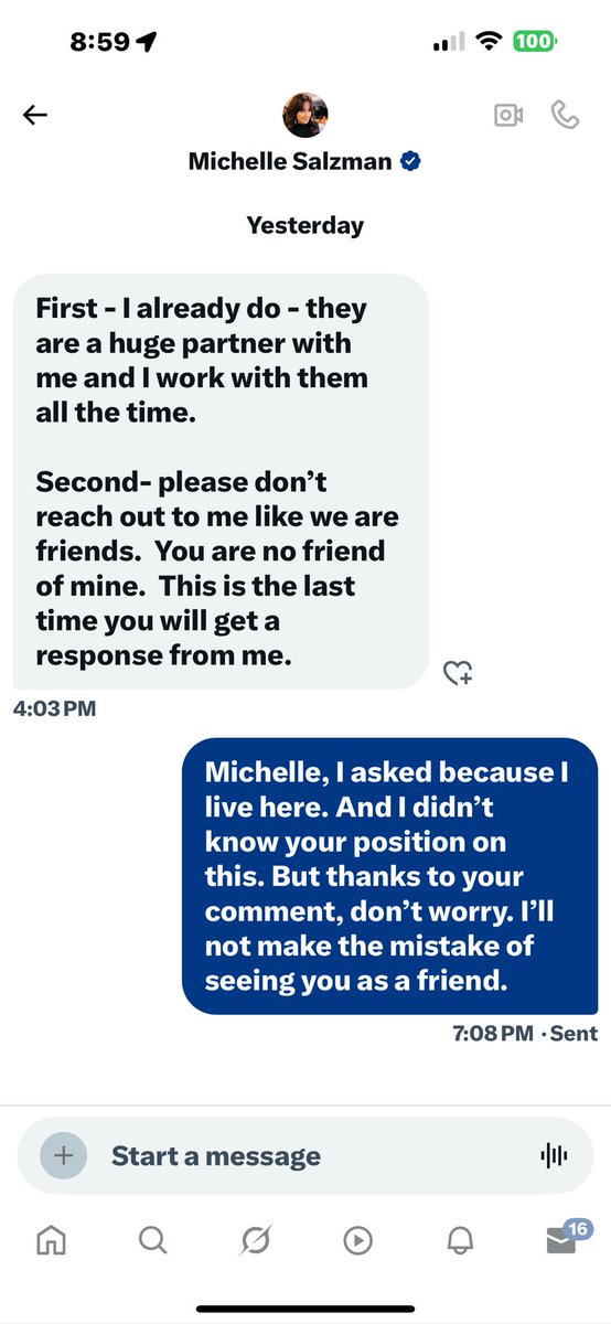 GeneChurch_'s tweet photo. I live in Pensacola and reached out to Michelle Salzman to urge her support for Hope Florida.

Here was the response.  Pity. https://t.co/DYZSdgTfv1