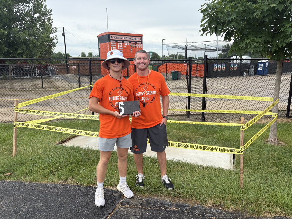 Nolan Possley (@coachpossley) on Twitter photo SAINTS: Congratulate Logan Tatar has he stacked the last brick of June camp yesterday. His leadership has set the tone for the whole program. Let’s keep it going <a href="/logan_tatar/">Logan Tatar</a> ⚜️
#SAINTSPRIDE
#BRICKBYBRICK2025 SAINTS: Congratulate Logan Tatar has he stacked the last brick of June camp yesterday. His leadership has set the tone for the whole program. Let’s keep it going <a href="/logan_tatar/">Logan Tatar</a> ⚜️
#SAINTSPRIDE
#BRICKBYBRICK2025