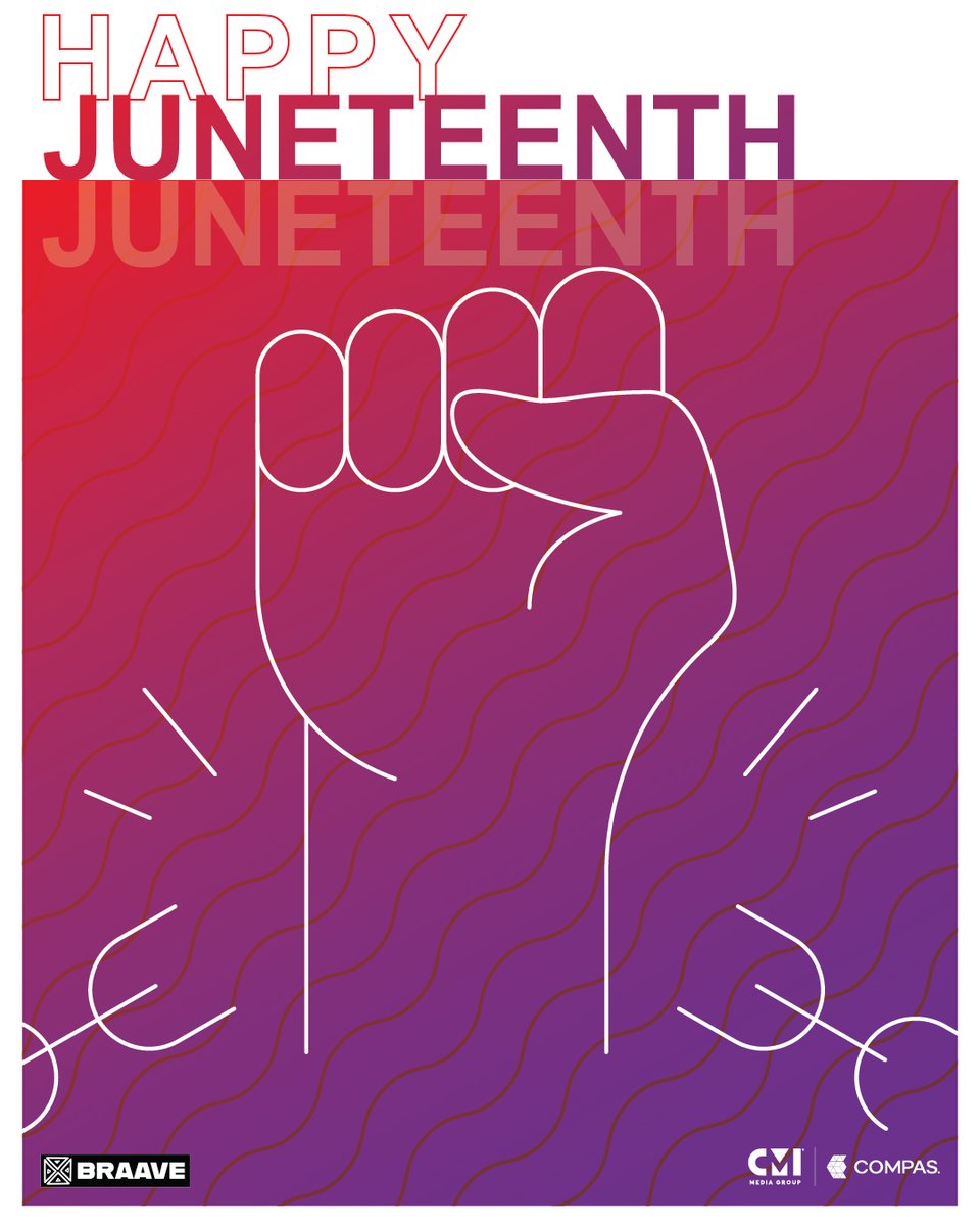 CMI Media Group recognizes the strides needed to achieve equality. In honor of Juneteenth, we want to celebrate the work our employees have done, particularly our BRAAVE ECG, to educate themselves, improve the world, and advance progress. True equality is worth the work.