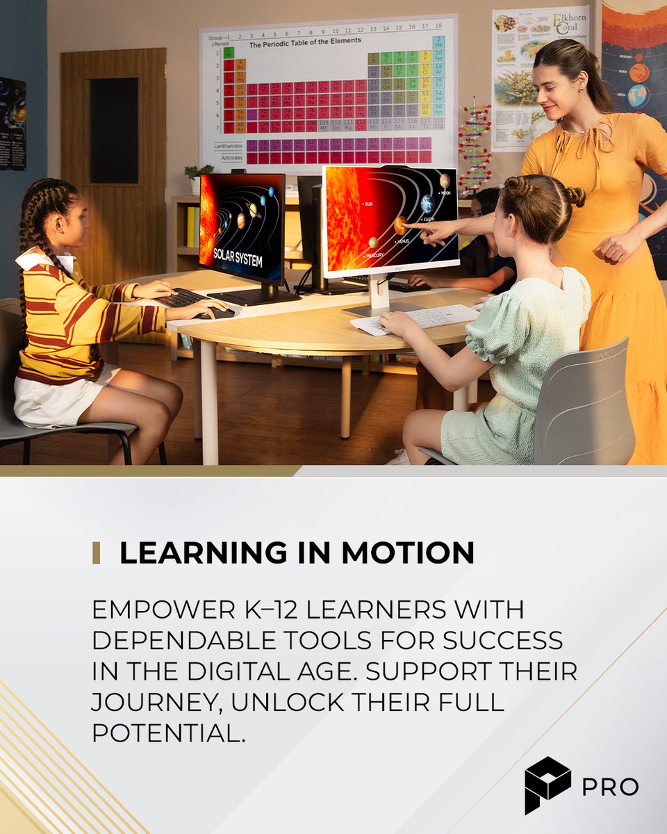 Built for People. Trusted by Business. Whether it’s a teacher shaping young minds, an IT manager ensuring data integrity, or a retail lead analyzing daily growth—MSI devices help real people get more done, with reliability they trust.
👉l8r.it/tqTm
#msiPRObusiness