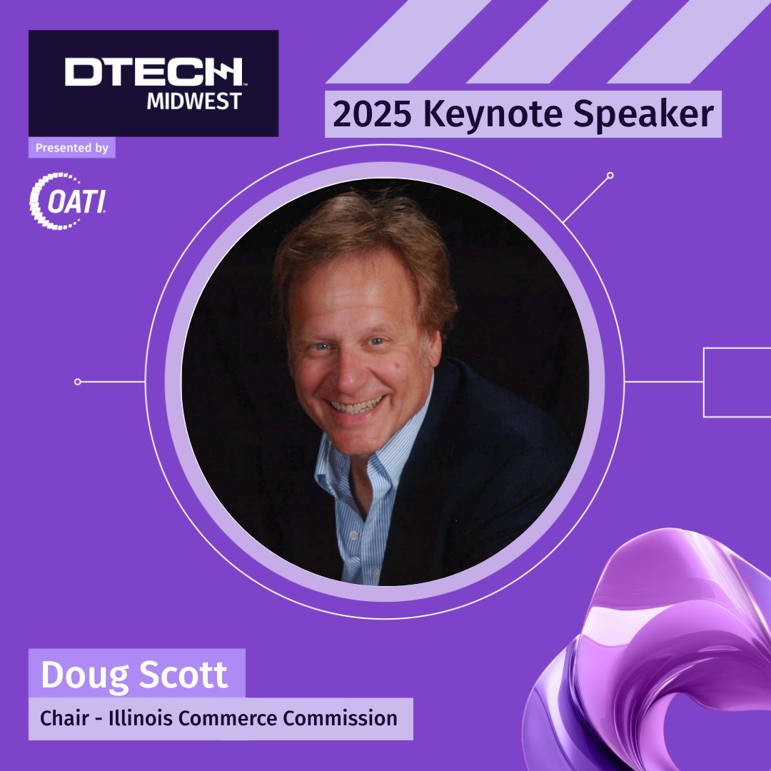 We’re excited to welcome Doug Scott to the keynote stage at #DTECHMidwest! With decades of experience in public service and clean energy policy, Doug brings deep insight into Illinois’ regulatory landscape.

Learn more: ow.ly/SvGk50W5ETn