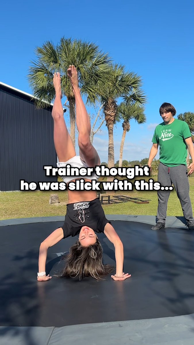 Wanted to show my trainer my new trick!