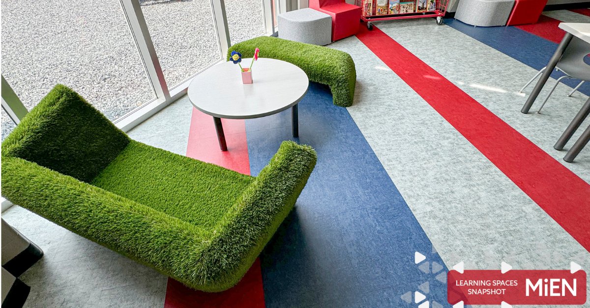 miencompany's tweet photo. 📸 Learning space snapshot 📸

Perry Elementary’s modern library spaces feature adaptable, student-centered furniture that fosters collaboration, creativity, and engagement! https://t.co/OCgPu1uiPh

#MiEN #SchoolDesign #LibrarySpaces #FlexibleFurniture #ActiveLearning https://t.co/JBI4hCGgs0