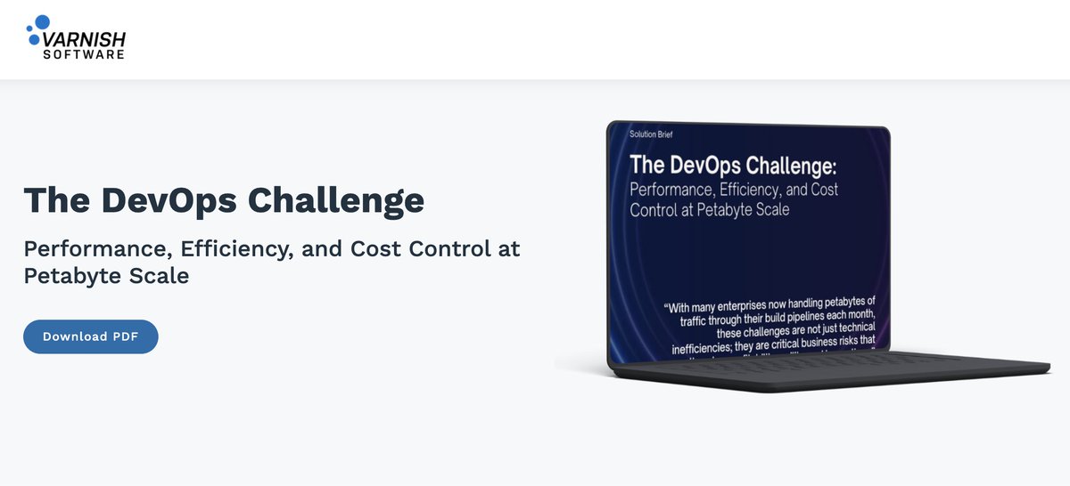 Struggling to overcome #DevOps challenges? Discover how Varnish can help you accelerate deployment, boost reliability and streamline your pipeline. 📖 Download our comprehensive brief to learn more: hubs.ly/Q03sxbNs0