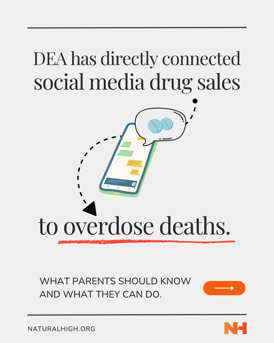NaturalHigh's tweet image. Parents and caring adults, your teens need you to know this risk and have open conversations. Fake prescription pills are deadly and easily accessible. By staying aware and talking with your teen, you can help protect them.
Visit bit.ly/4kMhxsH for the free toolkit