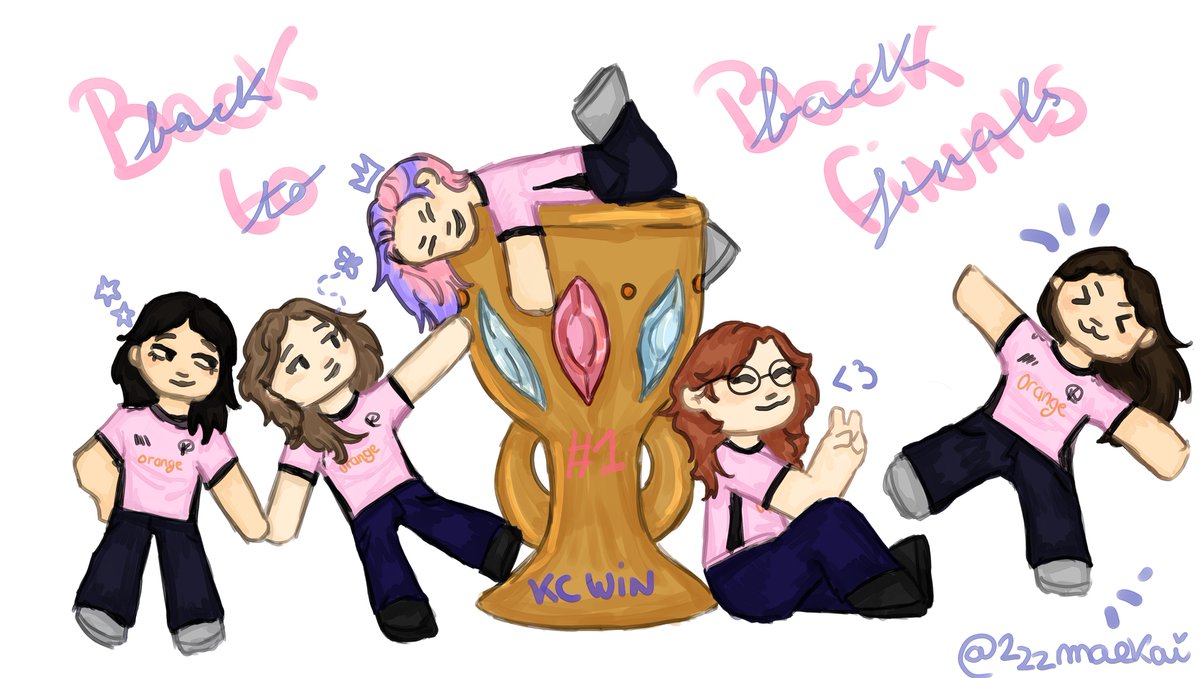 GRAND FINALS DAY ! send lots of love and energy to the girls 🥹💙🩷 #KCWIN