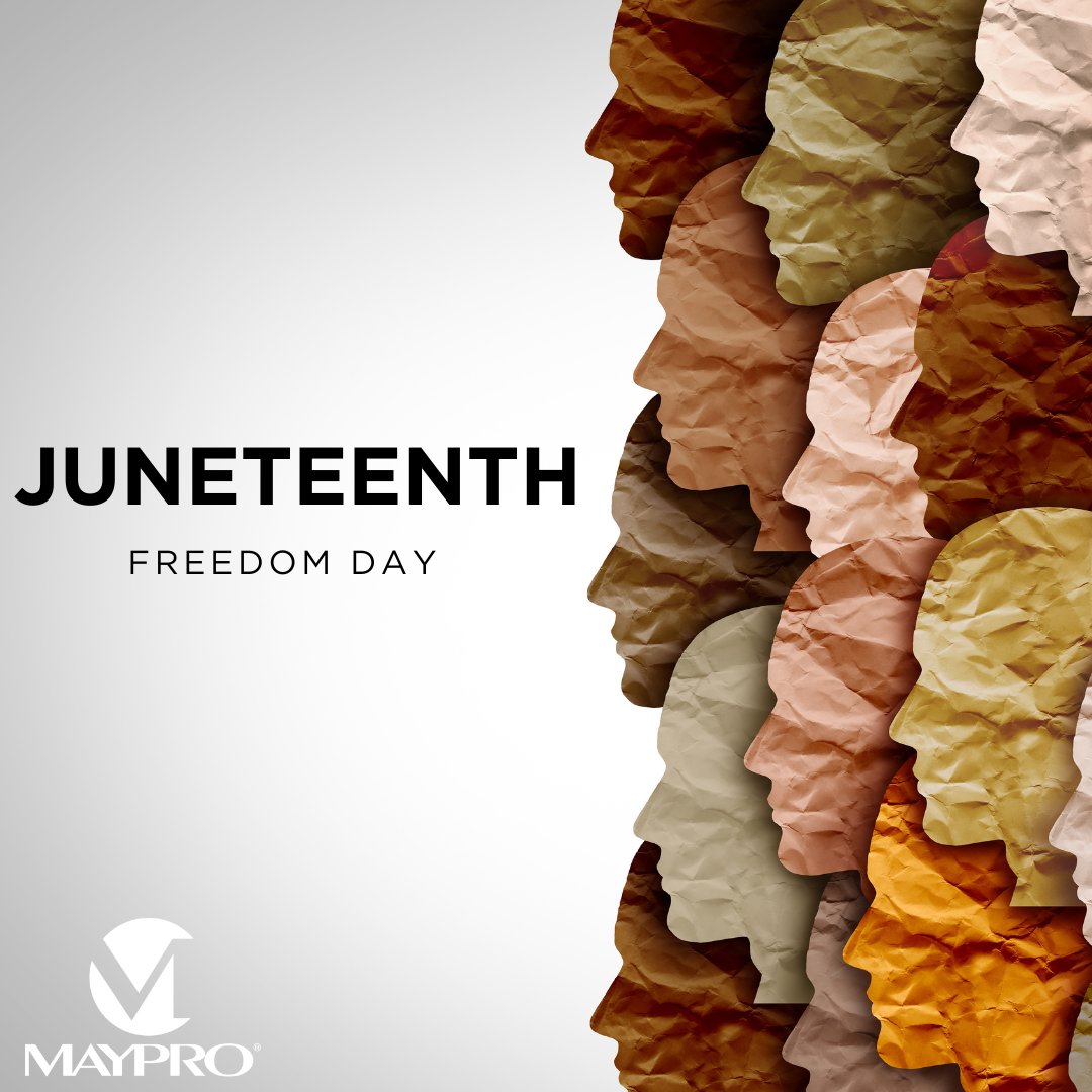 MayproGroup's tweet image. Today, we celebrate the end of slavery in the U.S. We recognize the many struggles and injustices African Americans have faced throughout our country’s history and honor their resilience and contributions to the United States.

#Juneteenth #Freedom #Liberty #Equality #Diversity