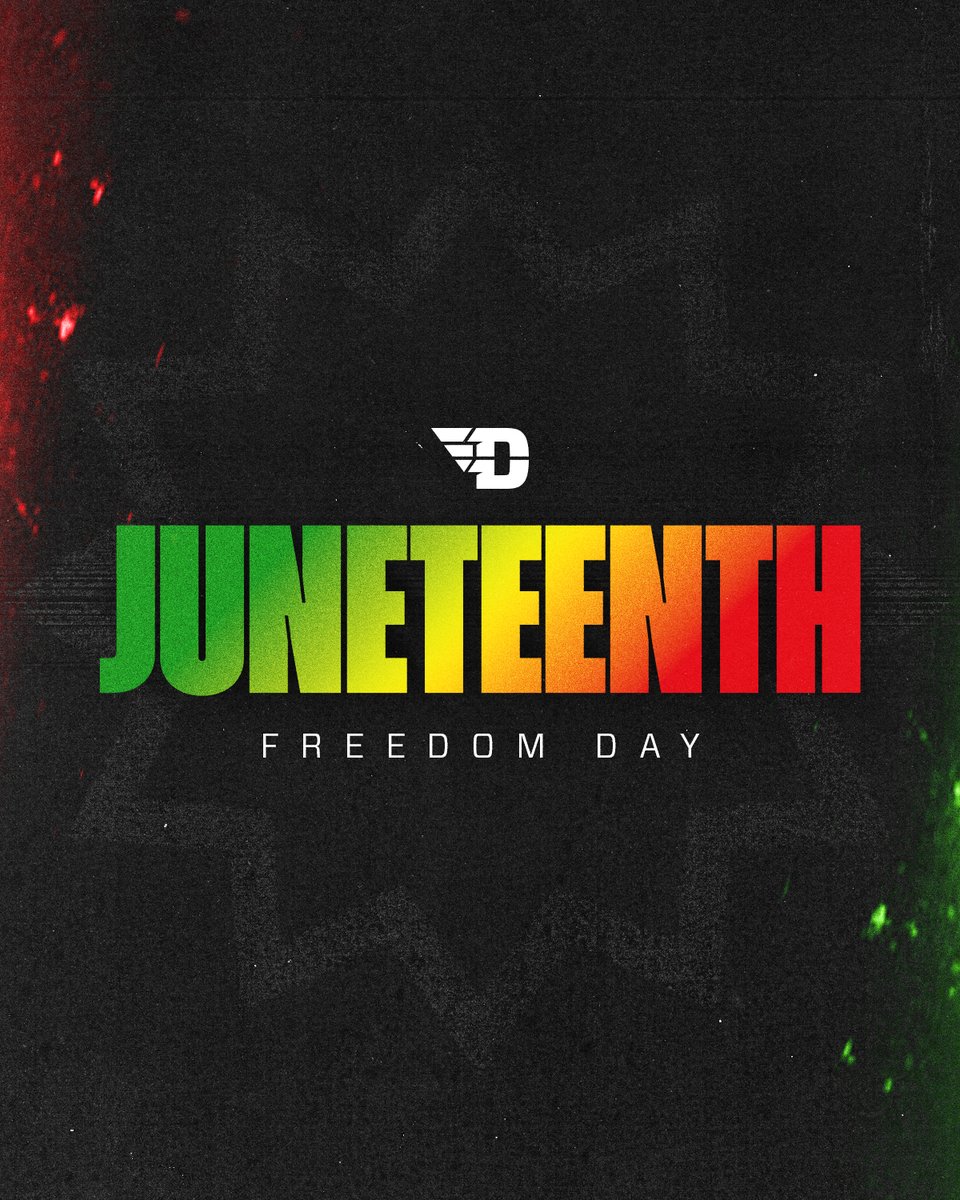 DaytonWBB's tweet image. Today, We Celebrate Freedom.
#Juneteenth // #GoFlyers