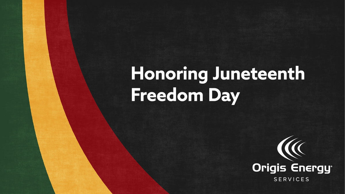 Origis_Services's tweet photo. In observance of Juneteenth, our offices will be closed today. 

We would like to express our sincere appreciation to all our field technicians and remote operations personnel who continue to ensure the uninterrupted performance of our solar and energy storage systems. https://t.co/LCIeVdBqkk