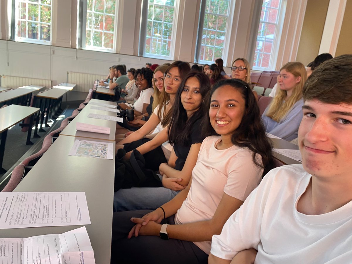 oneilmflbsgd's tweet photo. Some of our y12 linguists settling in for (always) a great day at the MFL Languages event at Manchester Uni. As ever, many thanks @OfficialUoM for organising. Always an inspiring (and baking hot) day! @BSGDMFL @BSGD6thForm @BSBDGerman @BSBDFrancais https://t.co/miGUB0QwPb