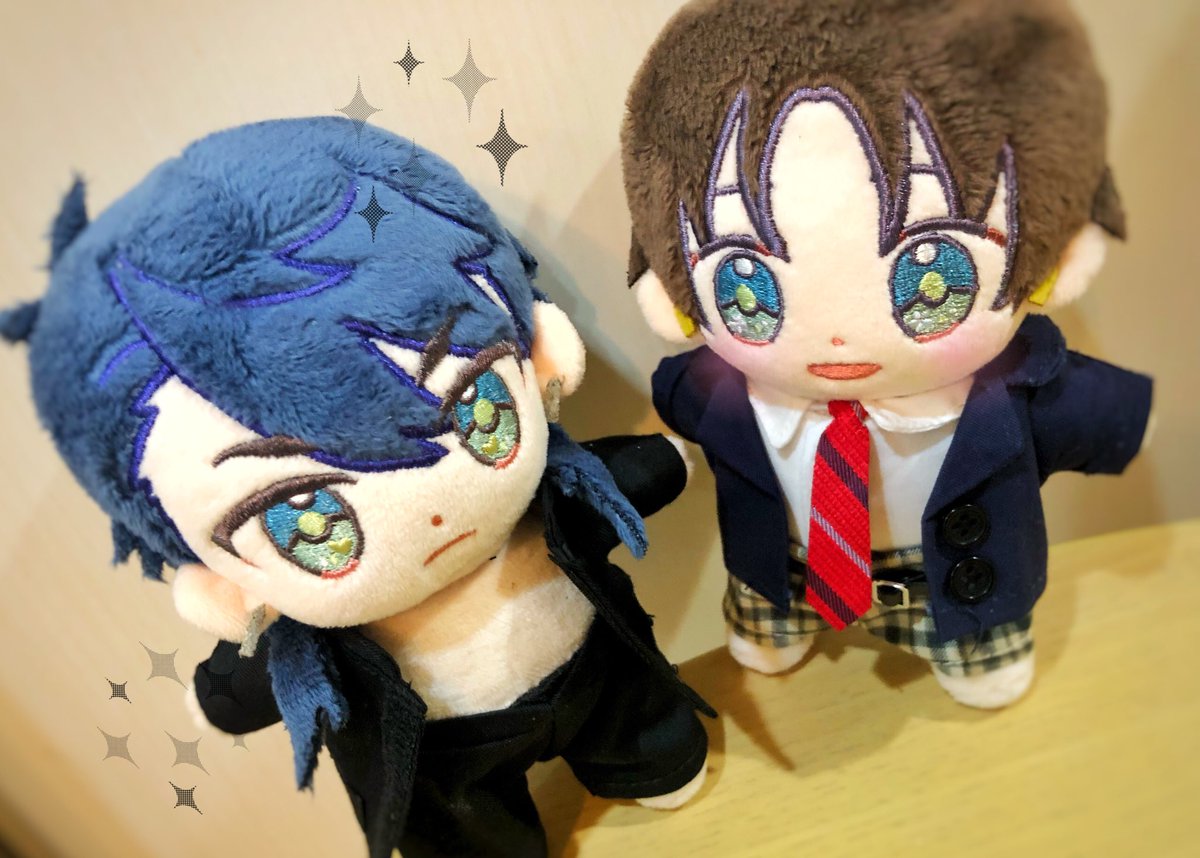 （<a href="/ayumNagisa/">渚アユム</a> ）
クロルカに学生服着せるならクロは学ランでルカはブレザーかなと勝手に妄想して着せてしまいました🥹
2枚目はクロが番長みたいになってしまいました🤭✨着せ替えめちゃくちゃ楽しいです💕
#愛日と花嫁