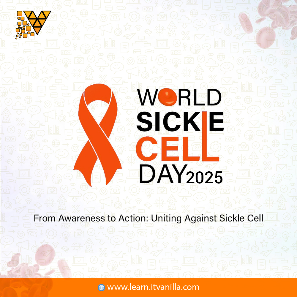 ITvanilla1's tweet image. 🩸 World Sickle Cell Day 2025
From Awareness to Action: Uniting Against Sickle Cell

Today we stand together to raise awareness about Sickle Cell Disease.
👉 Awareness brings change.
👉 Timely action can save lives.
Let’s spread knowledge, support, and hope.