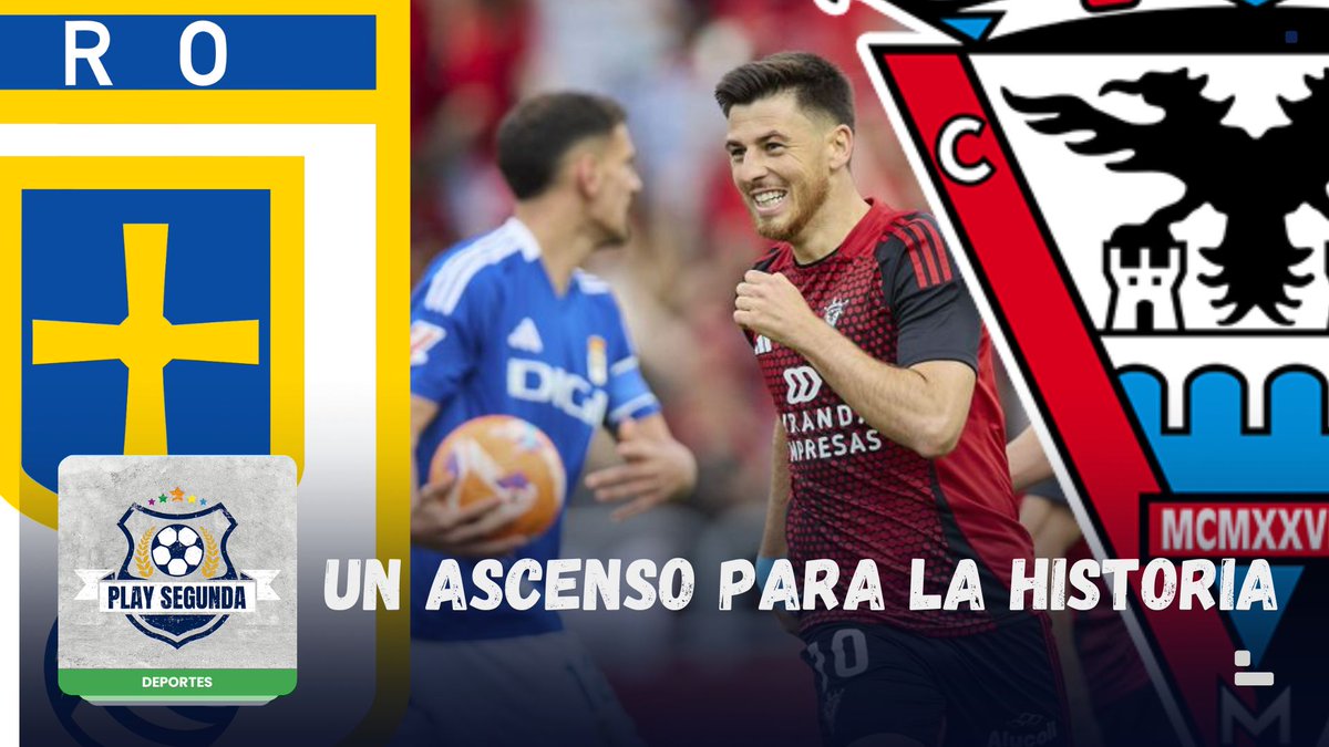 PlaySegunda's tweet photo. 🚨🤩  ¡𝙽𝚄𝙴𝚅𝙾 𝙴𝙿𝙸𝚂𝙾𝙳𝙸𝙾 𝙳𝙴 𝙿𝙻𝙰𝚈 𝚂𝙴𝙶𝚄𝙽𝙳𝙰!

📌  UN ASCENSO PARA LA HISTORIA
📌 Última hora de @CDMirandes y @RealOviedo
📌 #LaTertuliaDeLosSegundones 🚍

🫡 Con @OscarEgido y @joseaduro
10x36 🔊 https://t.co/L59rzpbyHX https://t.co/QC1BAAaNP9