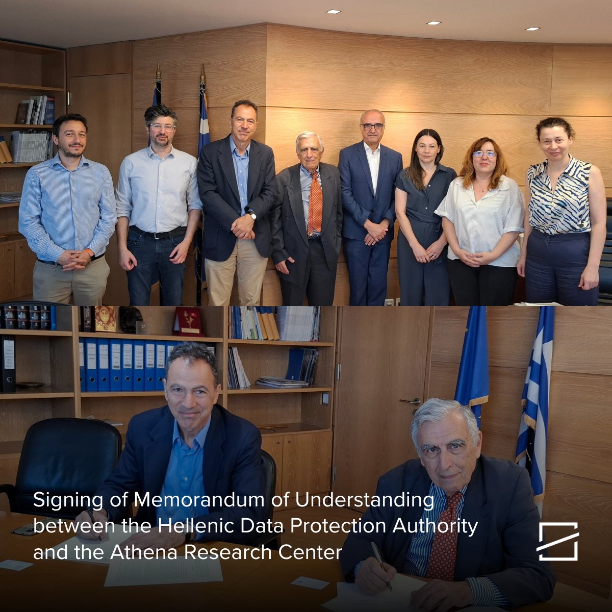 athenaRICinfo's tweet image. 🤝 Athena Research Center and the Hellenic Data Protection Authority join forces through a new MoU to tackle key digital challenges on data protection, AI, cybersecurity & awareness.
🔗 More: bit.ly/4ljOCMF
#AthenaRC #DataProtection