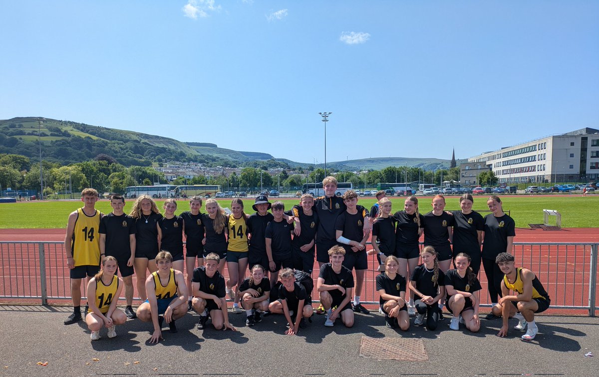 <a href="/MaestegSchool/">Maesteg School</a> 

Immensely proud of all our Maesteg athletes today! Not only did they give it their all out on the track, but  were respectful, and compassionate throughout! Massive well done to our Yr 7-8 boys and Yr 9-10 girls teams for qualifying for the next round! 💪🏼🖤💛🎽