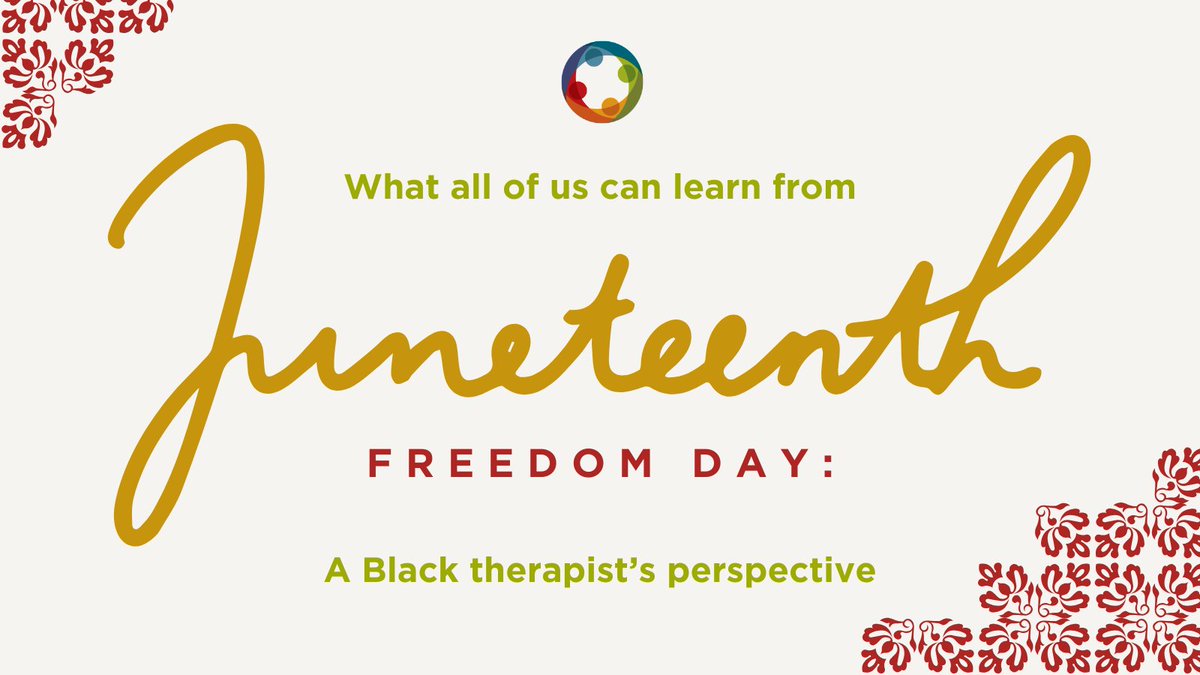 #Juneteenth, Dr. Chika Ofodu writes, holds both grief and joy. It’s a day to honor freedom, reckon with historical trauma and recognize that healing happens in community—not isolation.

🔗 Full article with resources: bit.ly/3TBe8Rn

#RacialTrauma #HealingJustice