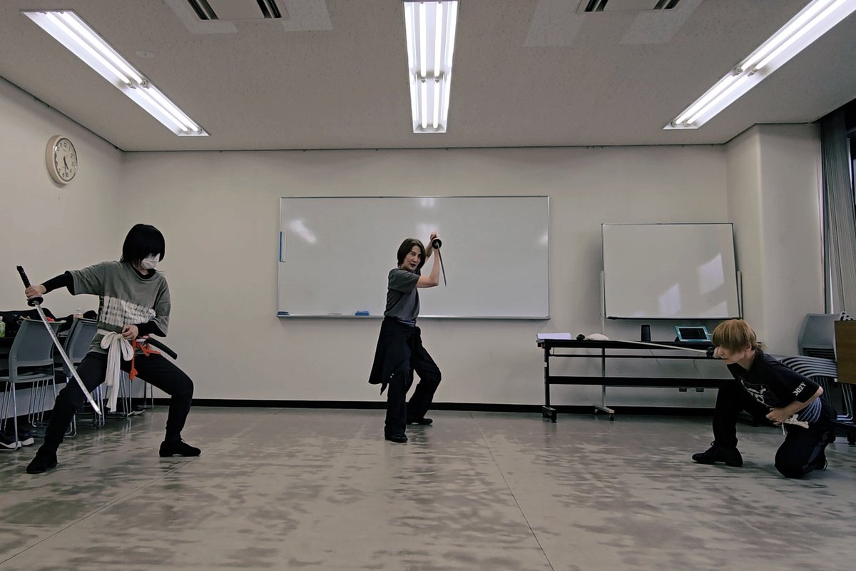 稽古の様子！

#桜来パフォーミングアーツ
#新選組
#新選組隊士等慰霊供養祭