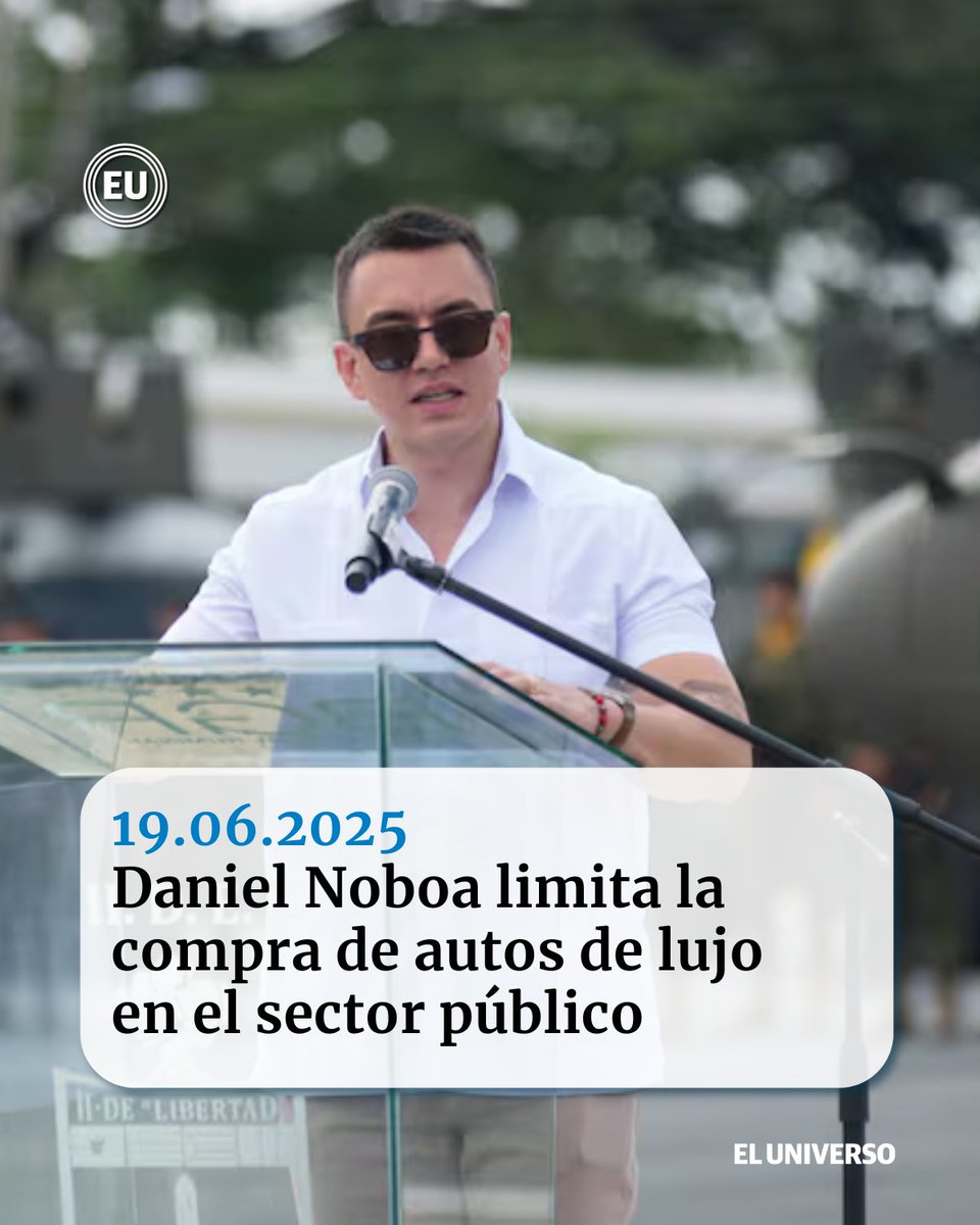 #DanielNoboa | Las entidades del Estado ya no podrán contratar seguros privados de salud financiados con fondos públicos para sus funcionarios.  ow.ly/9pFC50Wchgk
