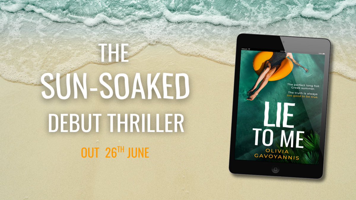emblabooks's tweet image. The trip of a lifetime. A summer she'll never forget...
'Lie to Me' by Olivia Gavoyannis is out next week! 🌴☀️
Available to pre-order now in eBook, audio and paperback.