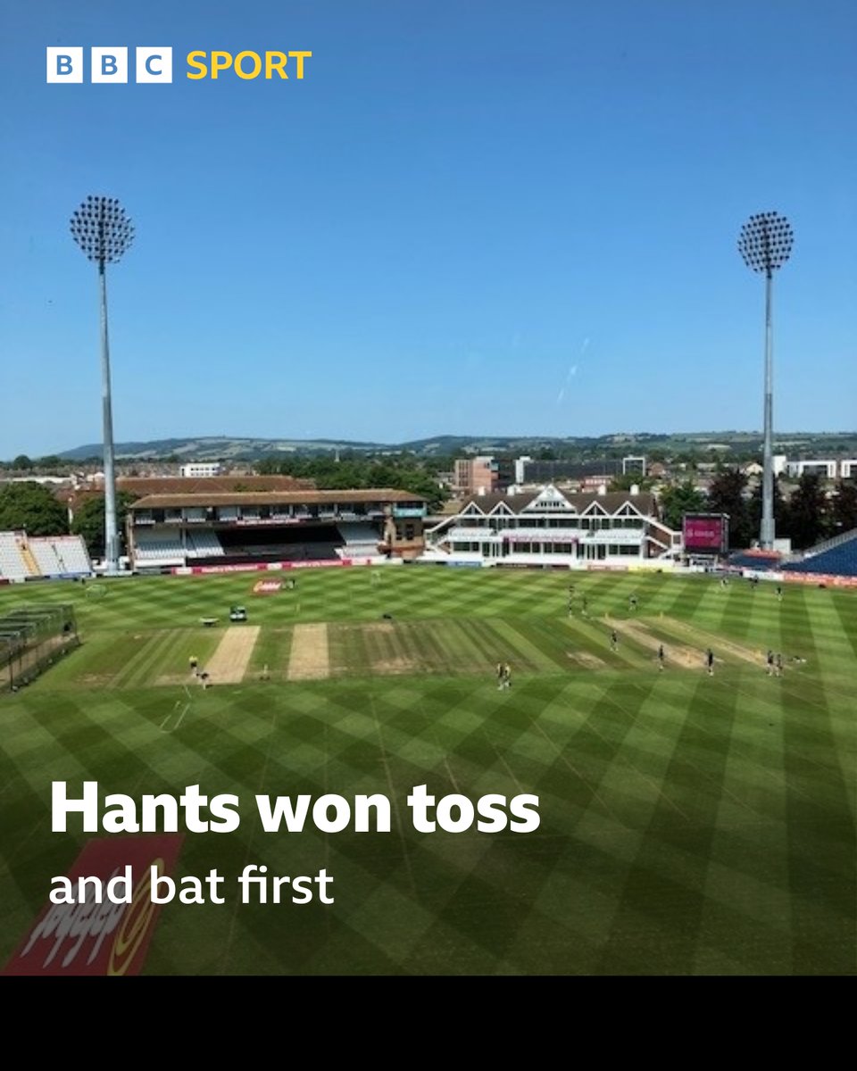 BBC Radio Solent Sport (@solentsport) on Twitter photo LIVE COMMENTARY- Somerset v <a href="/hantscricket/">Hampshire Hawks</a> Women from 2.30pm #T20Blast
Link to BBC Online🔽
bbc.co.uk/sport/cricket/… LIVE COMMENTARY- Somerset v <a href="/hantscricket/">Hampshire Hawks</a> Women from 2.30pm #T20Blast
Link to BBC Online🔽
bbc.co.uk/sport/cricket/…